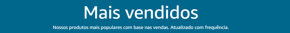 mais vendidos na Amazon